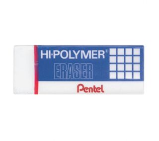 Pentel Hi Polymer Erasers, 3/PK