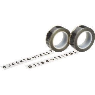 Set of 2 Number Letter Tapes in Office Accessories  