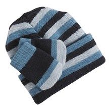 SmartWool Wintersport Striped Hat and Mitten Set   Merino Wool (For 