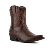 Rampage Wagner Snake Embossed Western Bootie