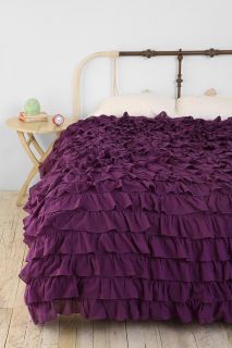Waterfall Ruffle Duvet Cover   Urban Outfitters
