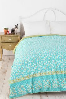 Kantha Floral Reversible Duvet Cover   Urban Outfitters
