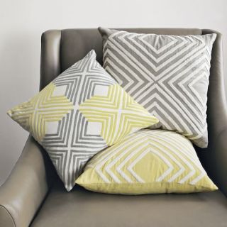 Crewel Tiles Pillow Cover