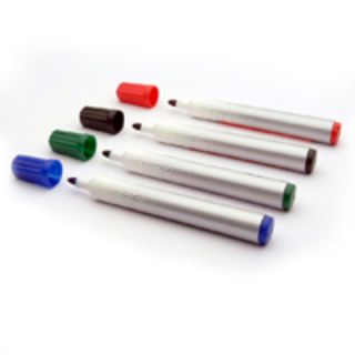Extra Value Assorted Bullet Tip Marker Pens   4 Pack  Ebuyer