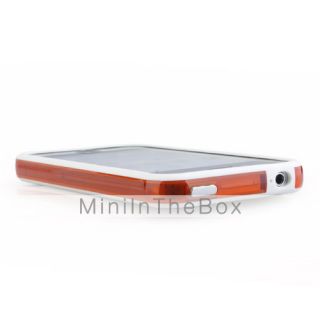 Stylish Protective Bumper Infinite Loop Frame Case for iPhone 4 (White 