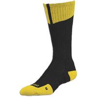Jordan AJ Dri Fit Crew Sock   Mens   Black / Yellow