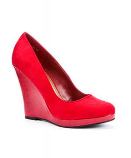 Red (Red) Snake Wedge Court  230724060  New Look