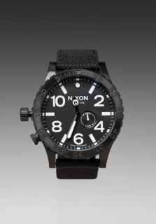 NIXON The 51 30 Tide In All Black Nylon  