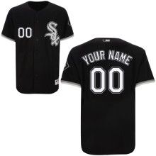 Chicago White Sox Authentic Personalized Alternate Home Jersey 