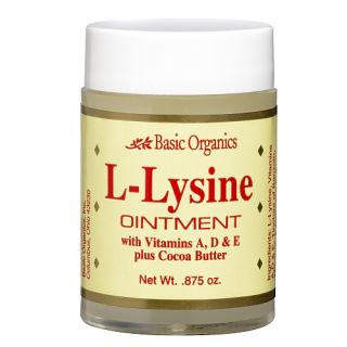 Basic Organics L Lysine Ointment   BASIC ORGANICS   GNC