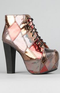 Jeffrey Campbell The Lita Shoe in Bronze Combo  Karmaloop 