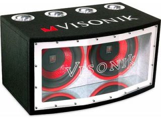 Visonik Bass Package V123BP dual 12 bandpass enclosure V1201A mono 