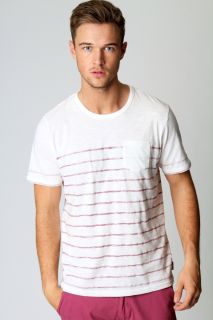  Sale  T shirts & Vests  Striped Crew Neck Pocket Tee