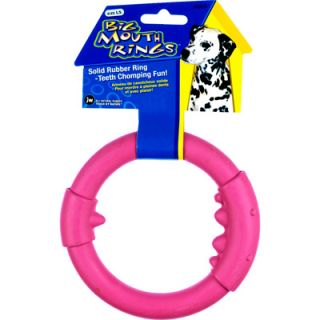 Tough By Nature Big Mouth Rings Natural Rubber Dog Toy for Large Dogs