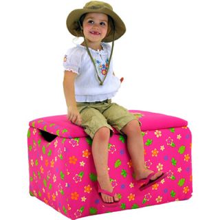 Dinosaur Train Tiny Kids Upholstered Storage Box  Pink  Meijer