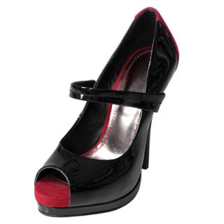Hailey Jeans Co. Womens Peep Toe High Heel Pump Shoes   Black  Meijer 