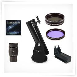Zhumell Z10 Deluxe Dobsonian Ultimate Telescope Bundle