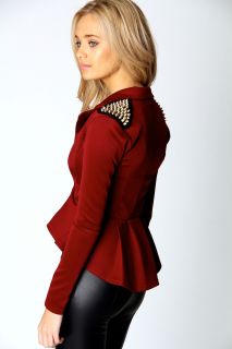  Clothing  Coats Jackets  Blazers  Francesca Stud 