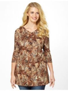 CATHERINES   Cinched Leopard Top  