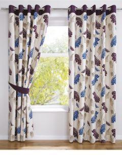Amelia Lined Printed Eyelet Curtains Very.co.uk