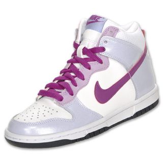 Nike Kids Dunk Hi  FinishLine  White/Magenta/Purple/Violet