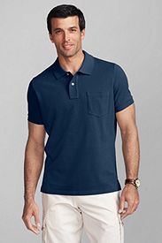 Short Sleeve Classic Fit Pocket Field Piqué Polo Shirt