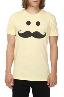 Smiley Mustache Face T Shirt   902650