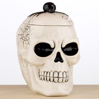 Halloween Skull Cookie Jar  World Market