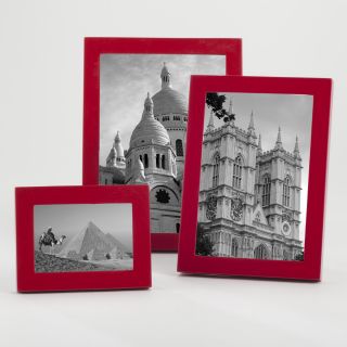 Red Lacquer Emery Frame  World Market
