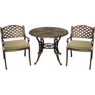 Cast Aluminum Chair with Cushion and Mesh  Meijer