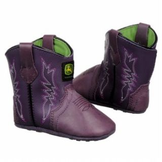 Kids John Deere  Wellington Infant Purple Shoes 