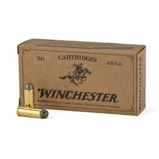 Winchester Cowboy Loads .45 Long Colt 250 Grain Lfn 50 Rounds   758837 