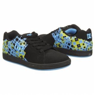 Athletics DC Shoes Kids Pixie Argyle Black/Turquoise FamousFootwear 