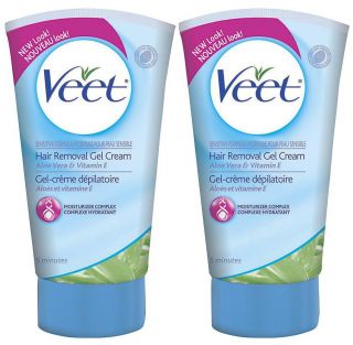Veet Hair Remover Gel Cream for Sensitive Skin with Aloe Vera 