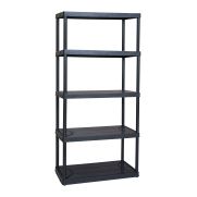 MaxIt 5 Tier Ventilated Plastic Shelving 18in D x 36in W x 72in H 