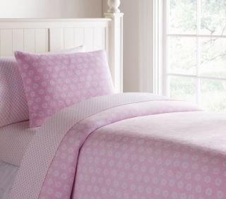 Flower Dot Chamois Duvet Cover