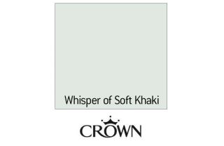 Crown Whispers Matt Paint   Soft Khaki   2.5L from Homebase.co.uk 
