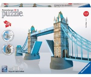 3D Gebäude Puzzle Tower Bridge   London 216 Teile, Ravensburger, 216 