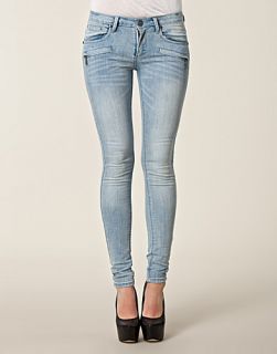 Fall Jeans   Sisters Point   Denim blå   Jeans   Tøj   NELLY 