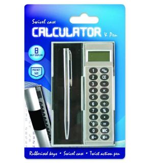 Pocket Calculator and Pen in Handy Carry Case  Maplin Electronics 