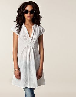 Smocked Dress   Rabens Saloner   Hvid   Kjoler   Tøj   NELLY Mode 