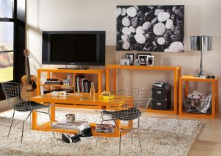 Parsons Media Cabinet   Tv Stands   Home Theater   Furniture 