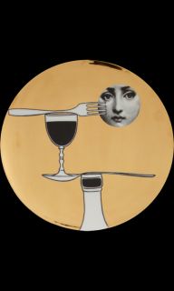 Fornasetti Theme & Variations Decorative Plate #137 