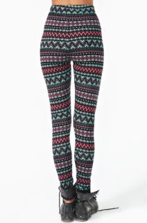 Aztec Stripe Leggings in Clothes at Nasty Gal 