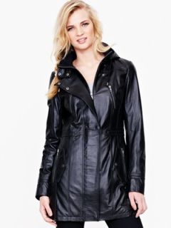 South Leather Parka Littlewoods