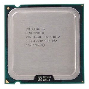 Intel Pentium D 945 3.4GHz 800MHz 2x2MB Socket 775 Dual Core CPU PD945 