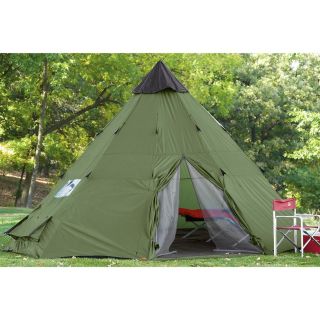 Guide Gear 18x18 Teepee Tent   884278, Tents at Sportsmans Guide 