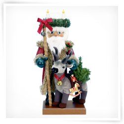 Ulbricht 2008 Limited Edition Santa and Reindeer Nutcracker