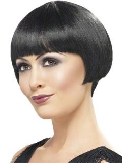 1920s Bob Wig  Black Littlewoods