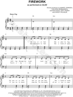 Image of Katy Perry   Firework Sheet Music (Easy Piano)    